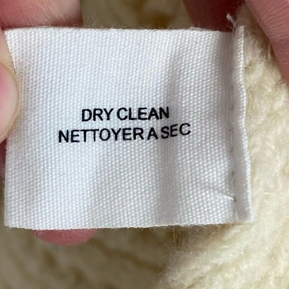 Anthropologie Cashmere Lambswool Short Sleeve Chunky Knit Cardigan Size Small S - Picture 8 of 14